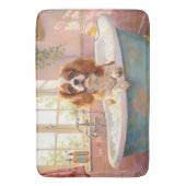 Cavalier King Charles Spaniel badtijd Elegante Ba Badmat (Voorkant Verticaal)