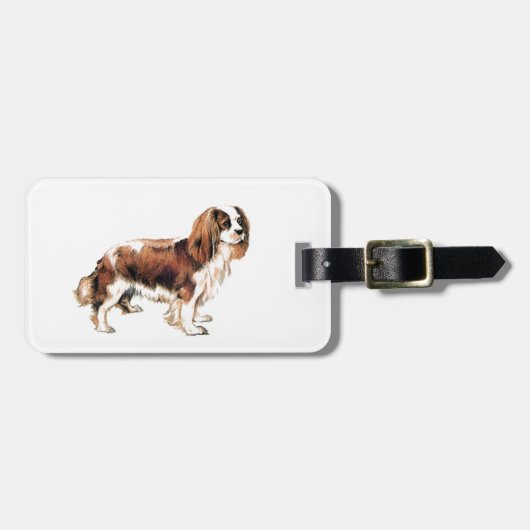 Cavalier King Charles Spaniel Bagagelabel (Voorkant horizontaal)