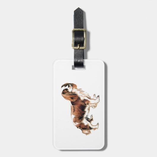 Cavalier King Charles Spaniel Bagagelabel (Voorkant verticaal)