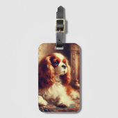 Cavalier King Charles Spaniel Bagagelabel (Voorkant (verticaal))