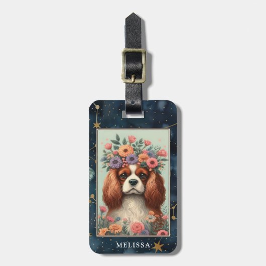 Cavalier King Charles Spaniel Bagagelabel (Voorkant verticaal)