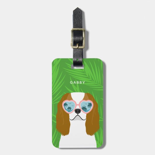 Cavalier King Charles Spaniel Bagagelabels (Voorkant verticaal)