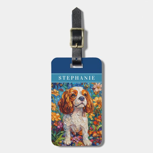 Cavalier King Charles Spaniel Bagagelabels (Voorkant verticaal)