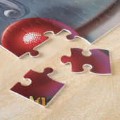 Cavalier King Charles Spaniel Bakken Kerstmis Legpuzzel (Zijkant)