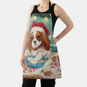 Cavalier King Charles Spaniel Bakken Kerstmis Schort (Insitu)