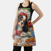 Cavalier King Charles Spaniel Bakken Kerstmis Schort (Insitu)