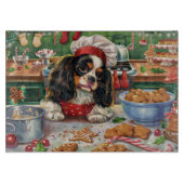 Cavalier King Charles Spaniel Bakken Kerstmis Snijplank (Voorkant)