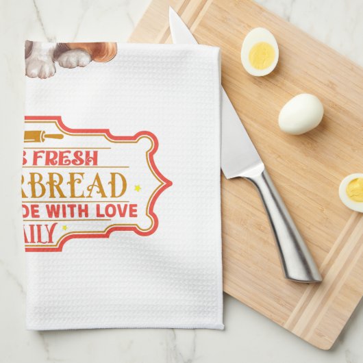 Cavalier King Charles Spaniel bakken peperkoek Theedoek (Quarter Fold)