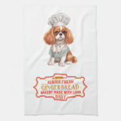 Cavalier King Charles Spaniel bakken peperkoek Theedoek (Verticaal)