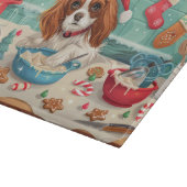 Cavalier King Charles Spaniel bakt Kerstmis Snijplank (Hoek)