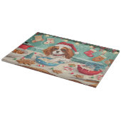 Cavalier King Charles Spaniel bakt Kerstmis Snijplank (Hoek)