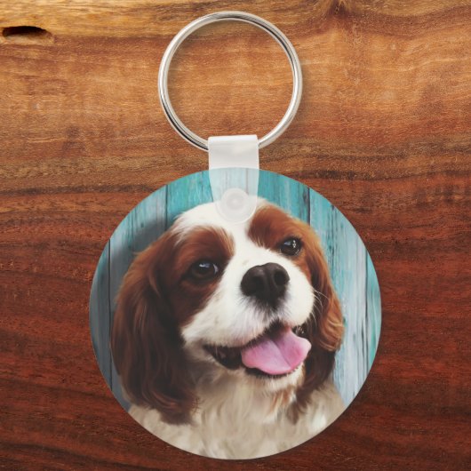 Cavalier King Charles Spaniel - Baxter Sleutelhanger (Voorkant)