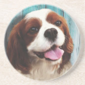 Cavalier King Charles Spaniel - Baxter Zandsteen Onderzetter (Voorkant)