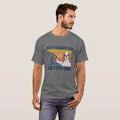 Cavalier King Charles Spaniel Best Cavalier Dad ev T-shirt (Voorkant volledig)
