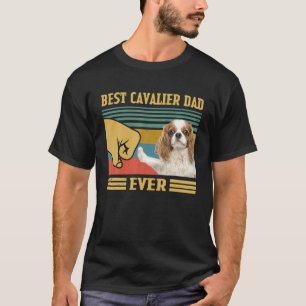 Cavalier King Charles Spaniel Best Dog Dad over Vi T-shirt