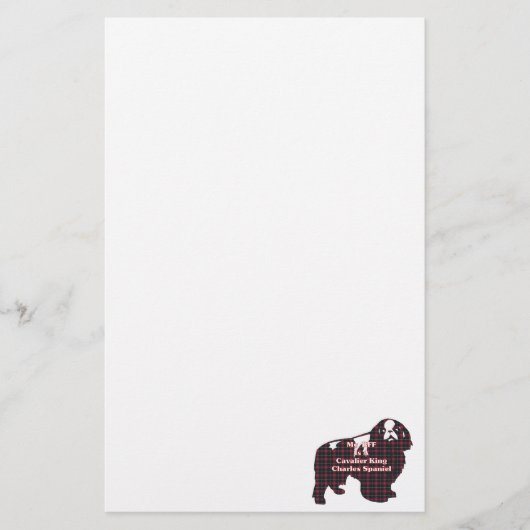 Cavalier King Charles Spaniel BFF Briefpapier (Voorkant)
