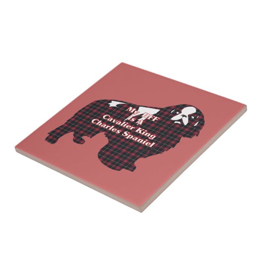 Cavalier King Charles Spaniel BFF Tegeltje (Zijkant)