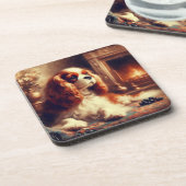 Cavalier King Charles Spaniel Bier Onderzetter (Linkerzijde)