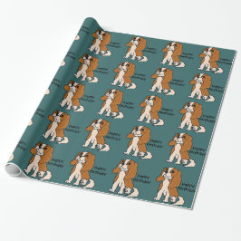Cavalier King Charles Spaniel Birthday Gift Wrap Cadeaupapier