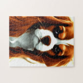 Cavalier King Charles Spaniel Blenheim Anime Legpuzzel (Horizontaal)