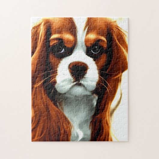 Cavalier King Charles Spaniel Blenheim Anime Legpuzzel (Verticaal)
