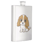 cavalier king charles spaniel blenheim cartoon flacon (Rechts)