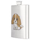 cavalier king charles spaniel blenheim cartoon flacon (Links)