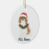 Cavalier King Charles Spaniel (Blenheim) Keramisch Ornament (Rechts)