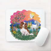Cavalier King Charles Spaniel (Blenheim) Muismat (Met muis)