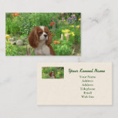Cavalier King Charles Spaniel Breeder Business Car Visitekaartje (Voorkant / Achterkant)