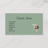 Cavalier King Charles Spaniel Breeder Business Car Visitekaartje (Achterkant)