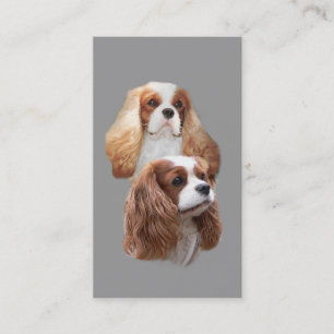 Cavalier King Charles Spaniel Breeder Business Car Visitekaartje