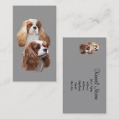 Cavalier King Charles Spaniel Breeder Business Car Visitekaartje (Voorkant / Achterkant)