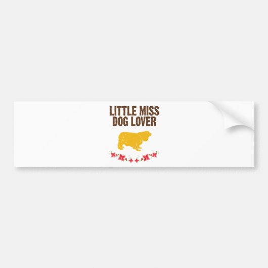 Cavalier King Charles Spaniel Bumpersticker (Voorkant)