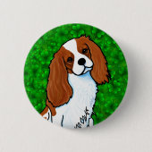 Cavalier King Charles Spaniel Button (Voorkant)