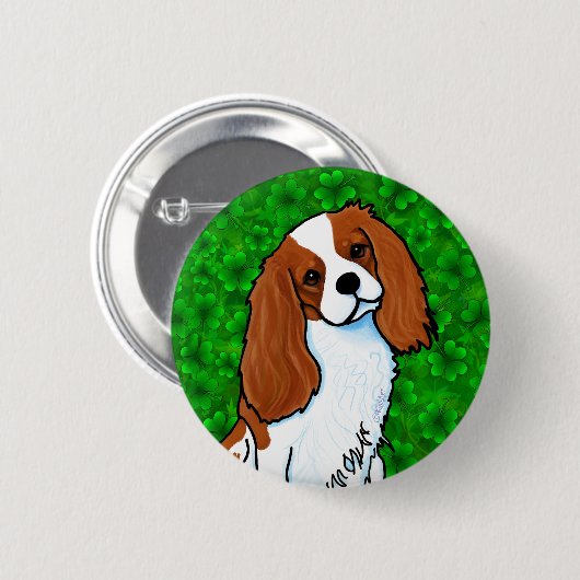 Cavalier King Charles Spaniel Button (Voorkant /achterkant)