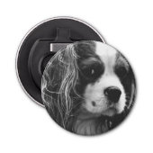 Cavalier King Charles Spaniel Button Flesopener (Voorkant)
