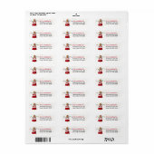 Cavalier King Charles Spaniel Cadeau Retouradres Etiket (Full Sheet)