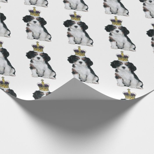 Cavalier King Charles Spaniel Cadeaupapier (Hoek)