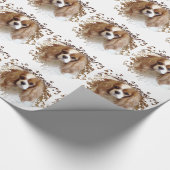 Cavalier King Charles Spaniel Cadeaupapier (Hoek)