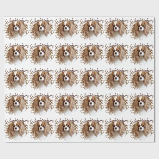 Cavalier King Charles Spaniel Cadeaupapier (Vlak)