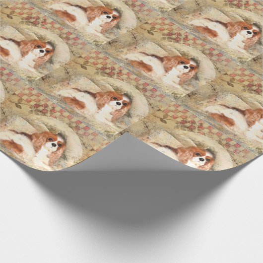 Cavalier King Charles Spaniel Cadeaupapier (Hoek)