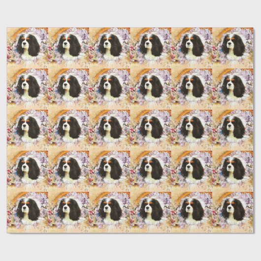 Cavalier King Charles Spaniel Cadeaupapier (Vlak)