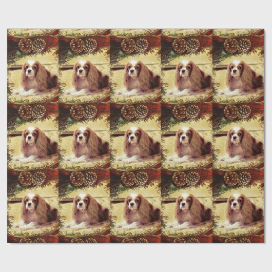 Cavalier King Charles Spaniel Cadeaupapier (Vlak)
