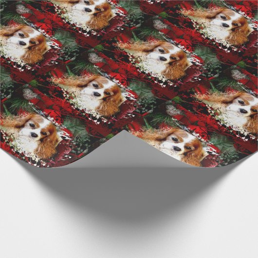 Cavalier King Charles Spaniel Cadeaupapier (Hoek)