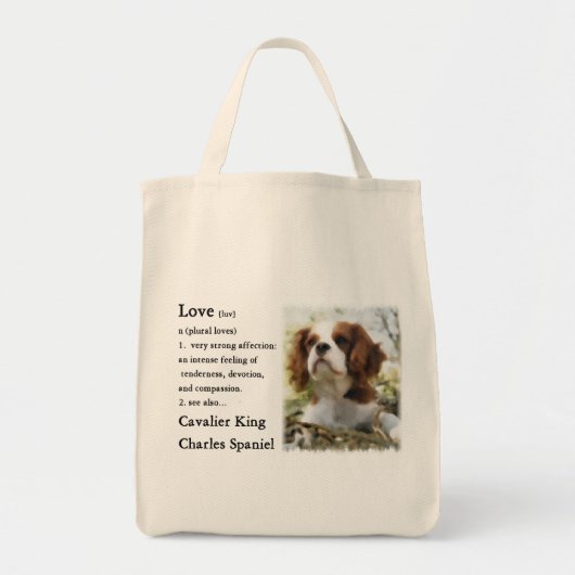 Cavalier King Charles Spaniel Cadeaus Tote Bag (Voorkant)