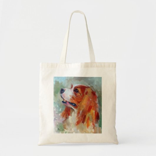 Cavalier King Charles Spaniel Canvas tas (Voorkant)