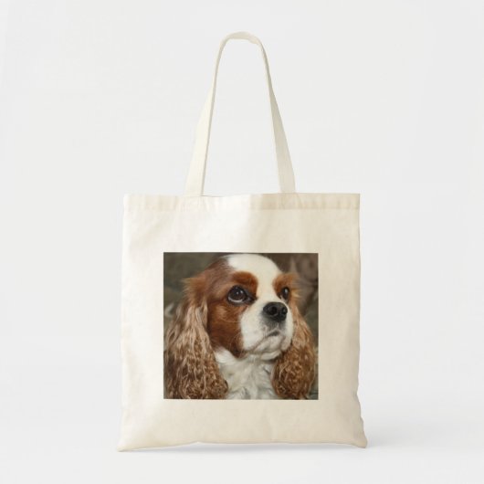 Cavalier King Charles Spaniel canvas tas (Voorkant)