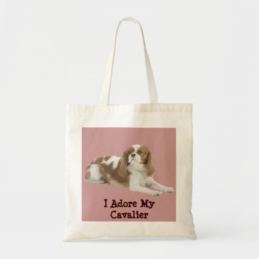 Cavalier King Charles Spaniel Canvas tas (Voorkant)