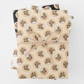 Cavalier King Charles Spaniel Cav Dog Art Painting Inpakpapier Vel (In situ)